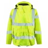Leo Workwear Rosemoor Class 3 Hi-Vis Yellow Jacket with Expander